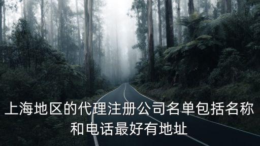 上海公司注冊(cè) 代辦，上海哪里好代理公司注冊(cè)
