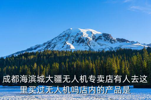 成都海濱城大疆無人機專賣店有人去這里買過無人機嗎店內的產品是