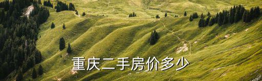 重慶二手房價多少