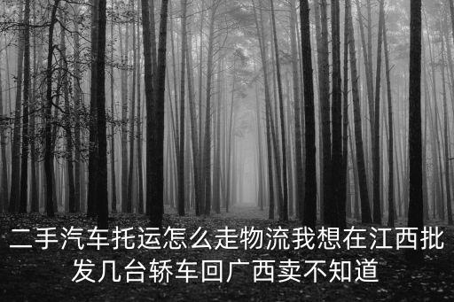 運車輛跨省托運平臺，托運汽車到外地