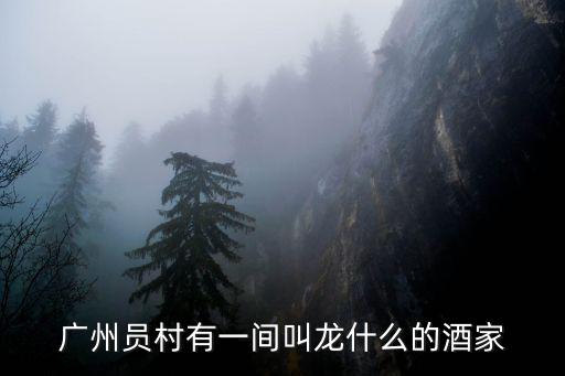 廣州員村有一間叫龍什么的酒家