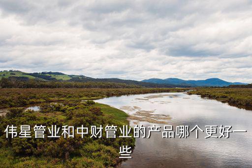 偉星管業和中財管業的產品哪個更好一些