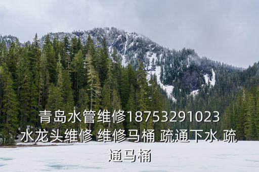 水管維修上門維修附近，青島水管維修18753291023水龍頭維修 維修馬桶 疏通下水 疏通馬桶