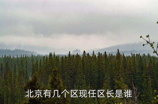 北京有幾個區(qū)現(xiàn)任區(qū)長是誰