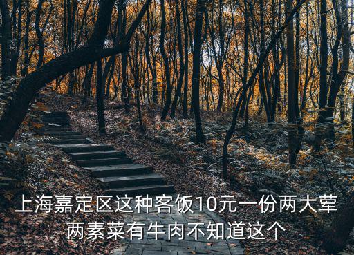 上海嘉定區(qū)這種客飯10元一份兩大葷兩素菜有牛肉不知道這個