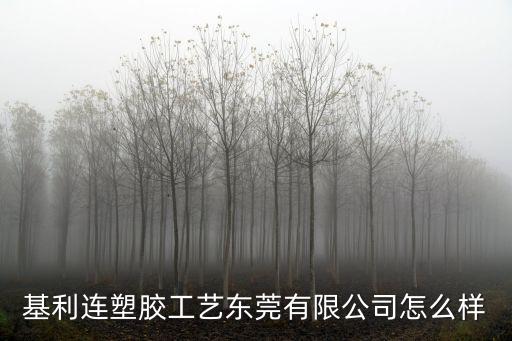 基利連塑膠工藝東莞有限公司怎么樣