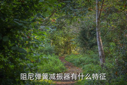 阻尼彈簧減振器有什么特征