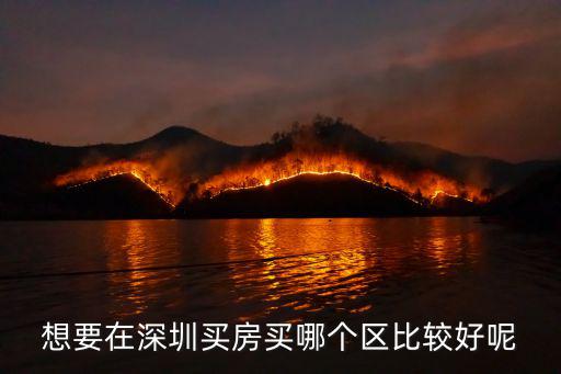 想要在深圳買房買哪個(gè)區(qū)比較好呢