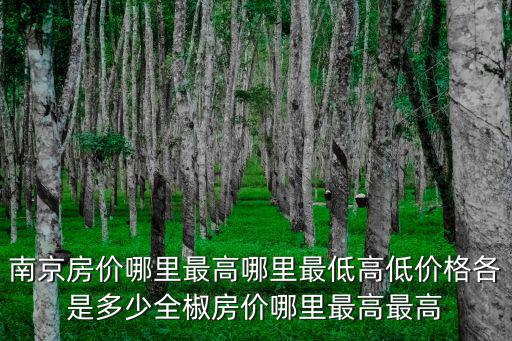 南京房價哪里最高哪里最低高低價格各是多少全椒房價哪里最高最高