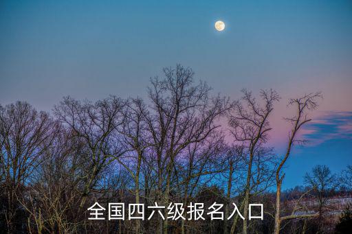全國四六級報名入口