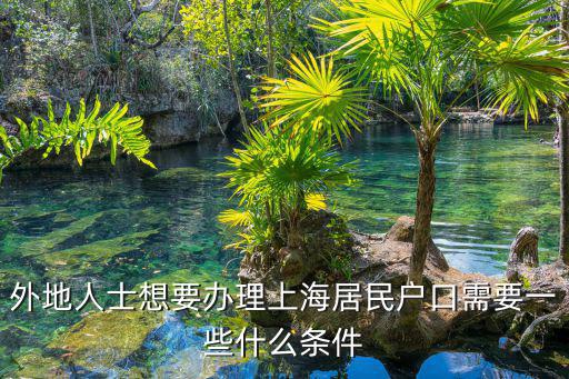 外地人士想要辦理上海居民戶口需要一些什么條件