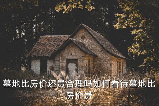 墓地比房價還貴合理嗎如何看待墓地比房價貴