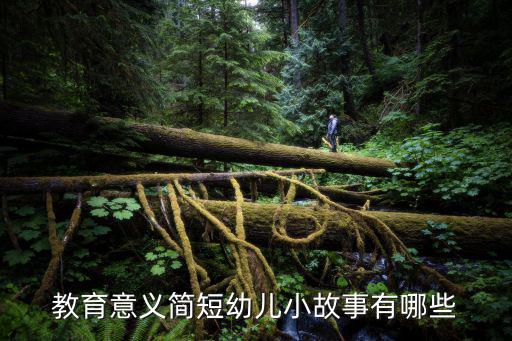 教育意義簡(jiǎn)短幼兒小故事有哪些