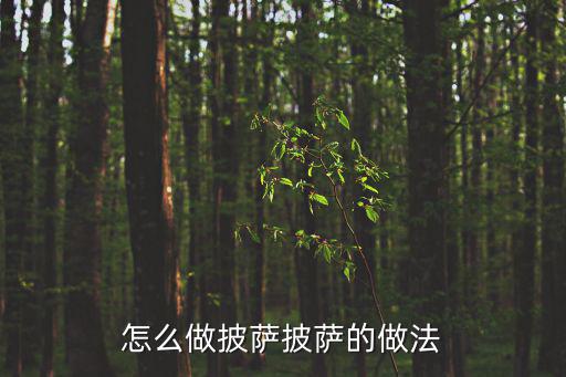 怎么做披薩披薩的做法