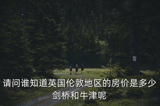 請問誰知道英國倫敦地區(qū)的房價是多少劍橋和牛津呢