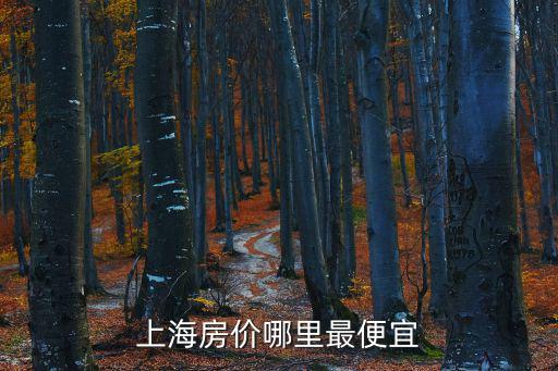 上海房價哪里最便宜