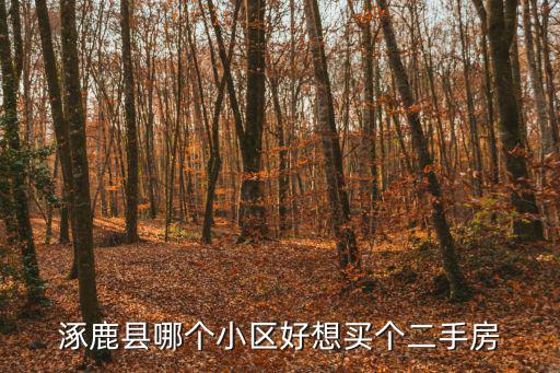 涿鹿縣哪個小區好想買個二手房