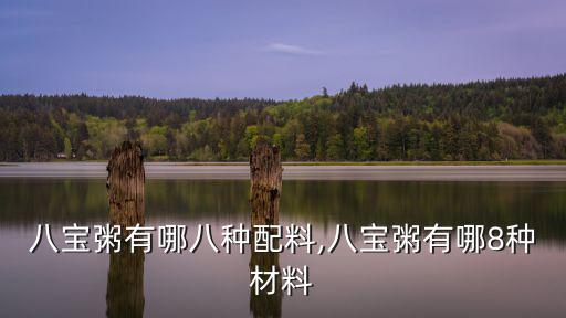 八寶粥的配料是哪八樣,八寶粥怎么做好吃又好看?