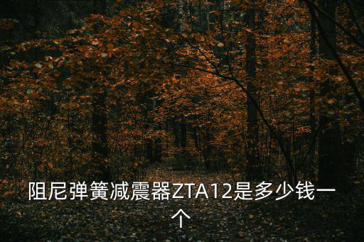阻尼彈簧減震器ZTA12是多少錢一個