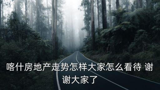 喀什房地產(chǎn)走勢怎樣大家怎么看待 謝謝大家了