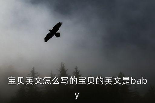 寶貝英文怎么寫的寶貝的英文是baby