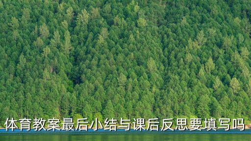 體育教案最后小結(jié)與課后反思要填寫嗎
