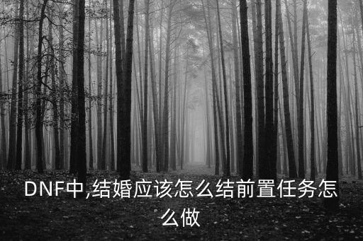 dnf怎么結(jié)婚,dnf怎么結(jié)婚?5進(jìn)入禮堂等10分鐘
