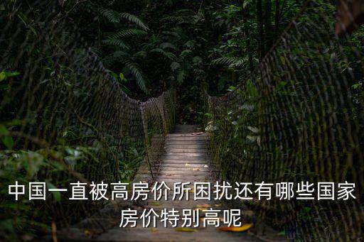 中國一直被高房價所困擾還有哪些國家房價特別高呢