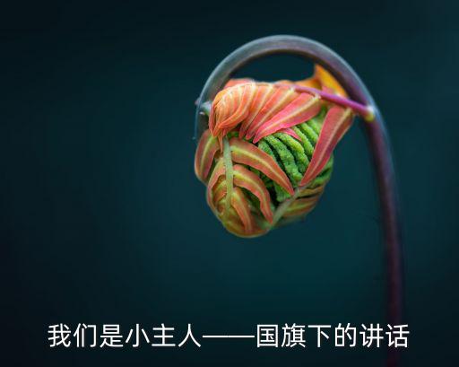 我們是小主人——國旗下的講話