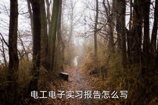 電工電子實習(xí)報告怎么寫