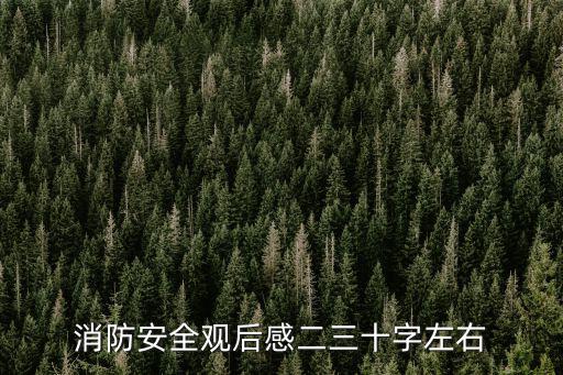 消防安全感悟,一文讀懂!防火安全觀
