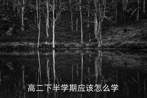 高二下半學期應該怎么學