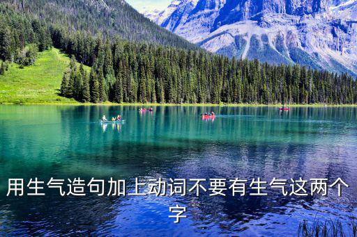 用生氣造句加上動詞不要有生氣這兩個字