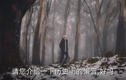 請您介紹一下歷史上的懈晉,好嗎