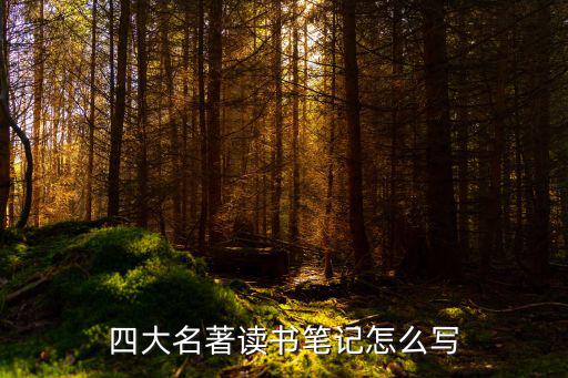四大名著讀書筆記怎么寫
