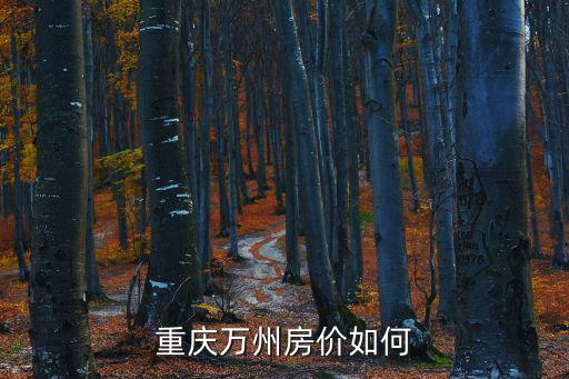 重慶萬(wàn)州房?jī)r(jià)如何