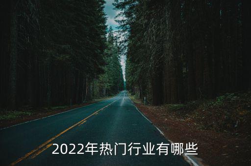 2022年熱門行業(yè)有哪些