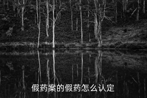 假藥案的假藥怎么認定
