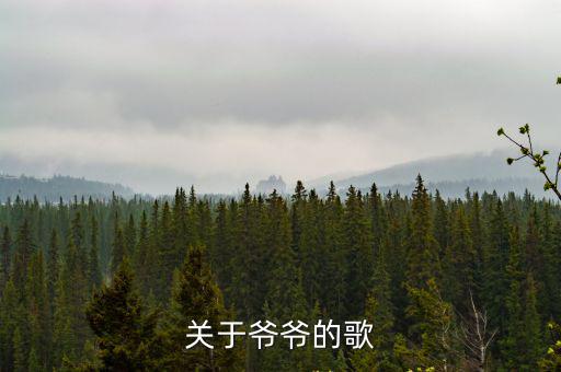 關于爺爺的歌
