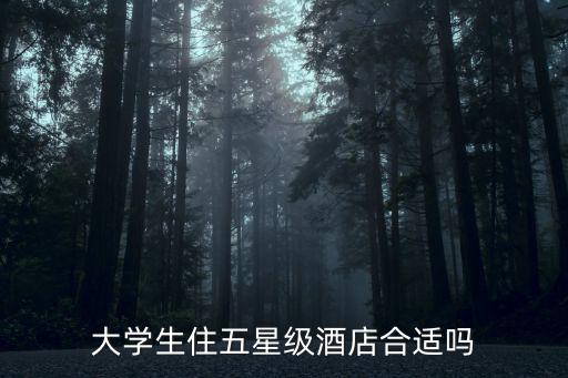 大學生住五星級酒店合適嗎