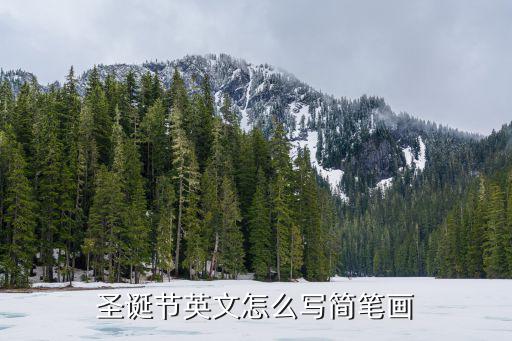圣誕節英文怎么寫簡筆畫