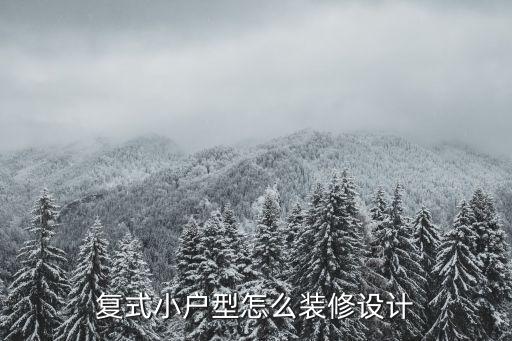 復(fù)式小戶型怎么裝修設(shè)計(jì)