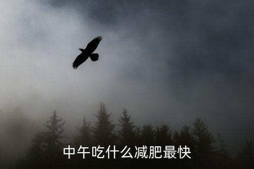 中午吃什么利于減肥,早上吃個雞蛋中午吃什么減肥最快?