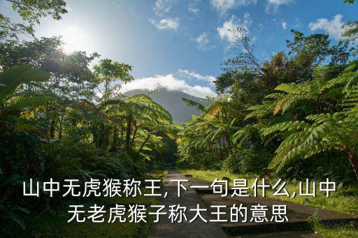 山中無虎猴稱王,下一句是什么,山中無老虎猴子稱大王的意思