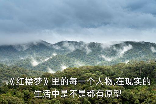 紅樓夢原型,《紅樓夢》是否存在賈元春原型?