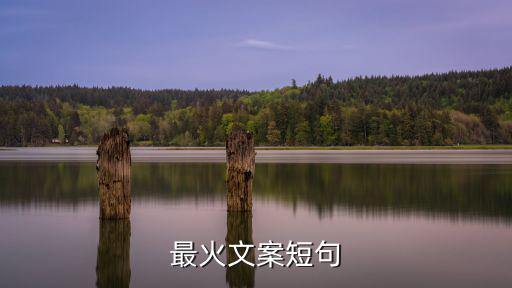 最火文案短句