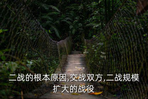二戰(zhàn)的根本原因,交戰(zhàn)雙方,二戰(zhàn)規(guī)模擴(kuò)大的戰(zhàn)役