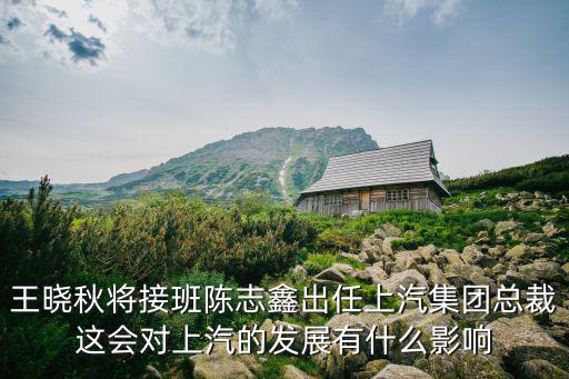 王曉秋將接班陳志鑫出任上汽集團總裁這會對上汽的發展有什么影響