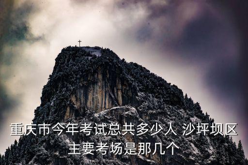 重慶市今年考試總共多少人 沙坪壩區(qū)主要考場是那幾個