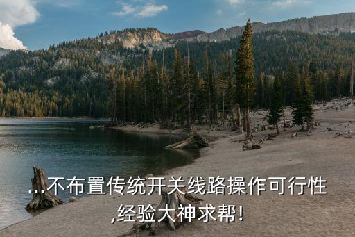 操作可行性,不布置傳統電路線路操作可行性經驗大神求幫